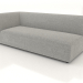 3d model Corner sofa module (L) 193 extended left - preview