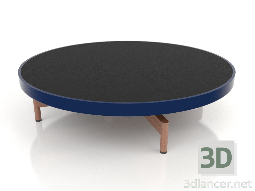 Modelo 3d Mesa de centro redonda Ø90x22 (azul noite, DEKTON Domoos) - preview