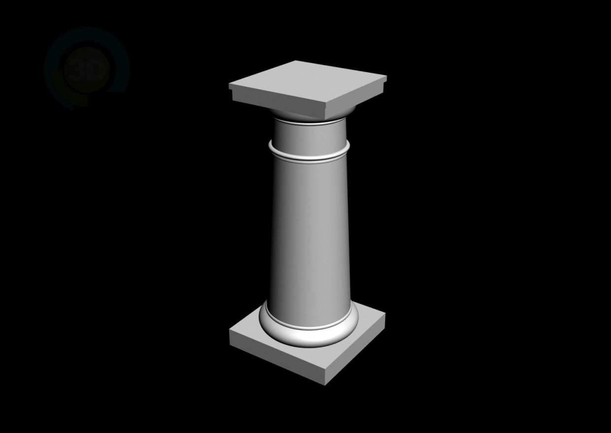 3d model 2 de moldeo - vista previa