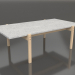 3d model Eugene coffee table (Light Concrete, Light Oak with brass) - preview