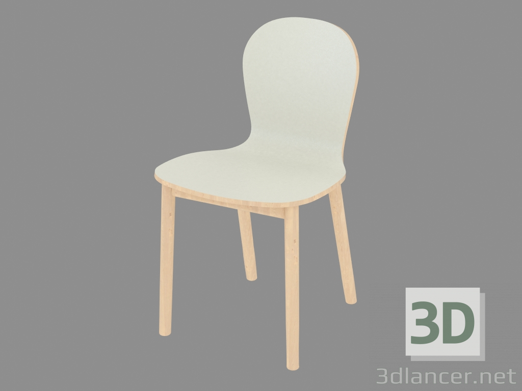 modello 3D Sedia da pranzo di Bac Two - anteprima