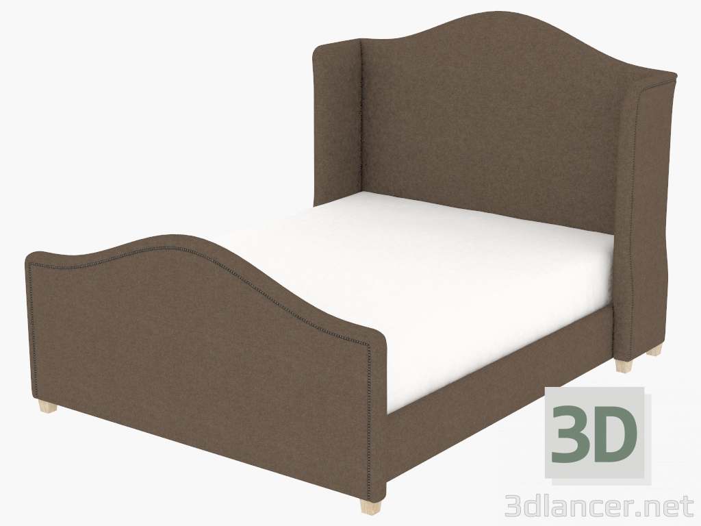 modello 3D Letto matrimoniale ATHENA LETTO MATRIMONIALE (5108Q.A008) - anteprima