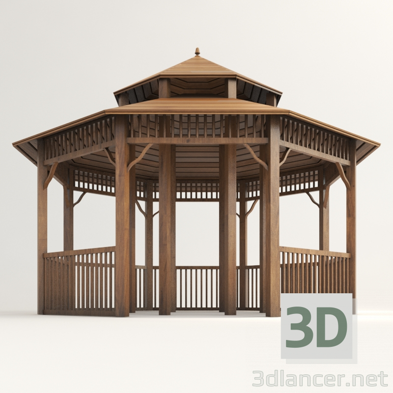 3d Альтанка модель купити - зображення