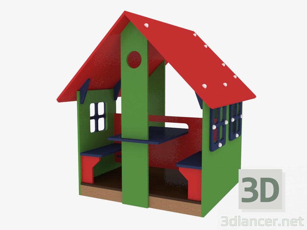 3D Modell Kinderspielhaus (5003) - Vorschau