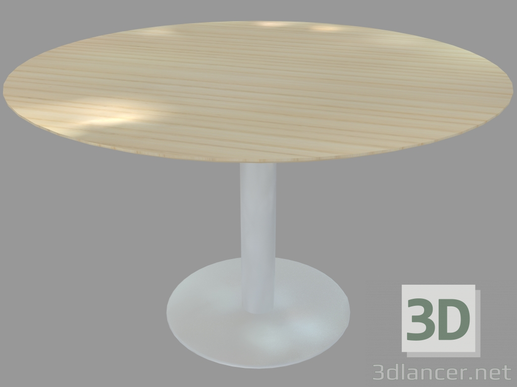 Modelo 3d Mesa de jantar (cinza D120) - preview