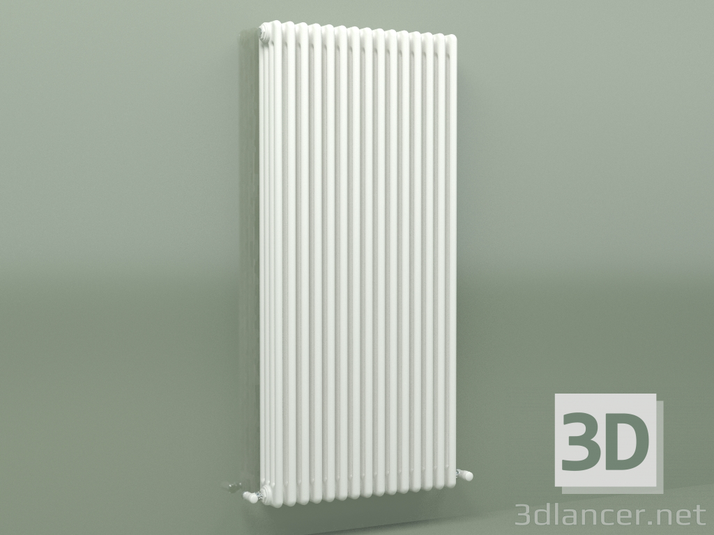 Modelo 3d Radiador TESI 4 (H 1500 15EL, branco padrão) - preview