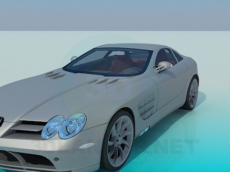 3d модель 2005 Mercedes-Benz SLR – превью