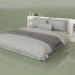 modello 3D Letto con organizer 1800 x 2000 (10331) - anteprima