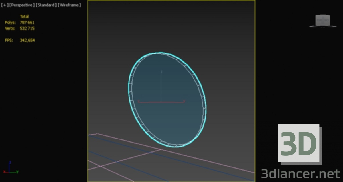 Spiegel 3D-Modell kaufen - Rendern