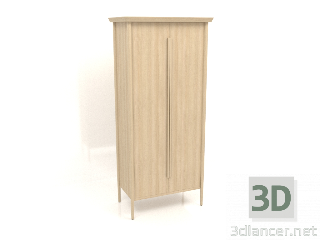 modèle 3D Armoire MC 03 (914х565х2000, bois blanc) - preview