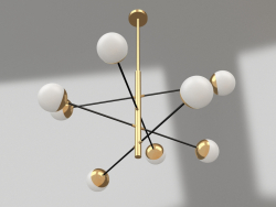 Chandelier Navia black, bronze (07636-8.20)