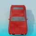 3d model Sports car - preview