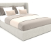 Modelo 3d Cama de casal Porto 1600 - preview