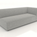 3d model Corner sofa module (L) 193 extended right - preview