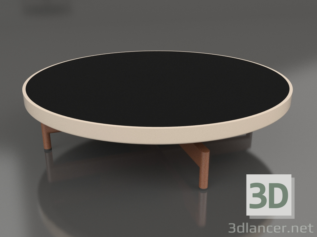 3d model Round coffee table Ø90x22 (Sand, DEKTON Domoos) - preview