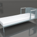 Modelo 3d Chaise longue (azul cinza) - preview