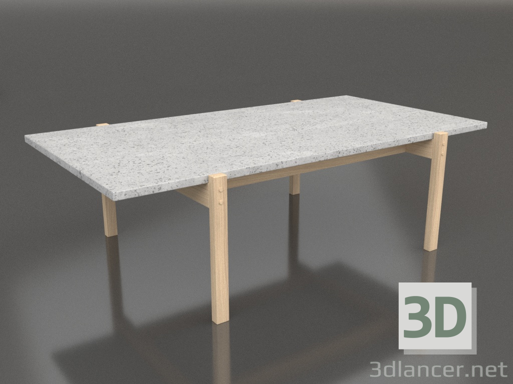 Modelo 3d Mesa de centro Eugene (concreto claro, carvalho claro) - preview