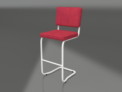 Bar stool Ridge Rib Kink (Red)