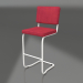 modello 3D Sgabello da bar Ridge Rib Kink (Rosso) - anteprima