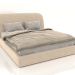 3d model Cama tapizada Tulip - vista previa