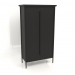 3d model Wardrobe MC 03 (1114х565х2000, wood black) - preview