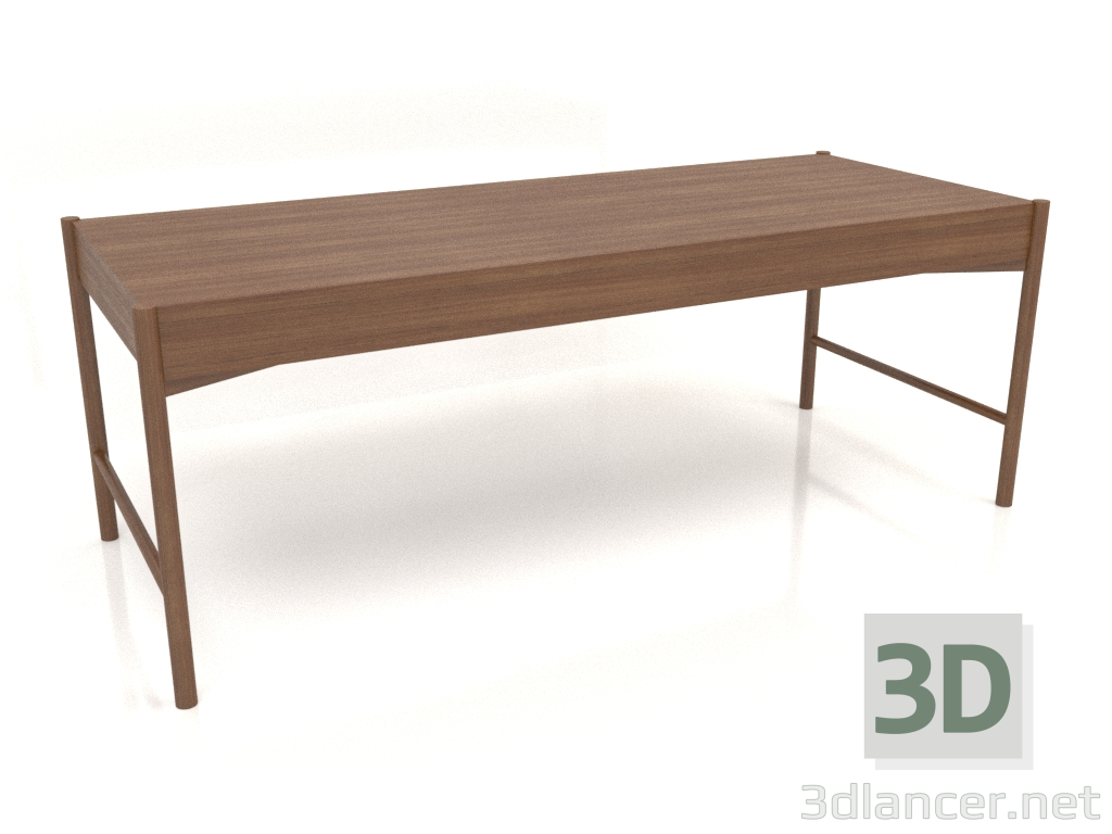 3d model Mesa de comedor DT 09 (2040x840x754, madera marrón claro) - vista previa