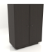 3d model Wardrobe W 04 (803х406х1082, wood brown dark) - preview