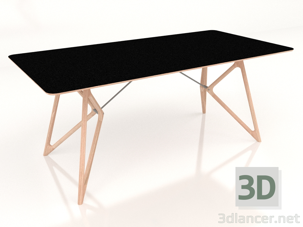 modèle 3D Table à manger Tink 180 (Néron) - preview