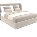 3d model Porto 1800 double bed - preview