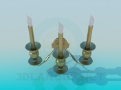 Apliques en forma de velas