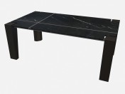 Mesa rectangular con tapa de mármol Carmen Z01