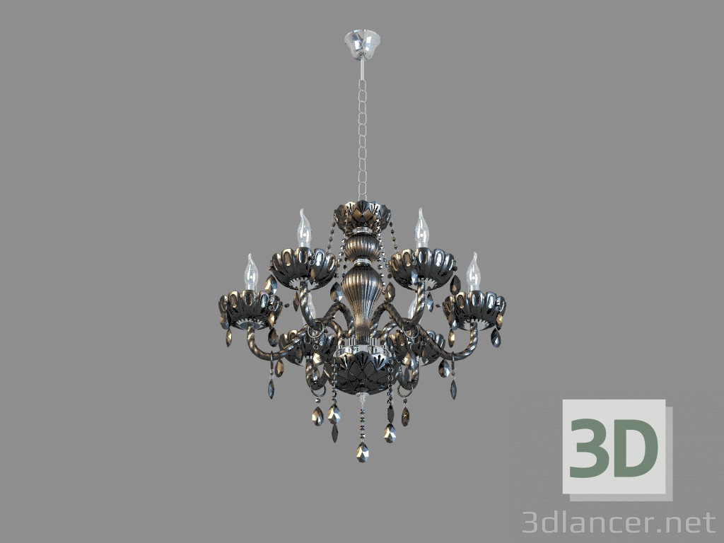 modèle 3D Lustre A3964LM-6BK - preview