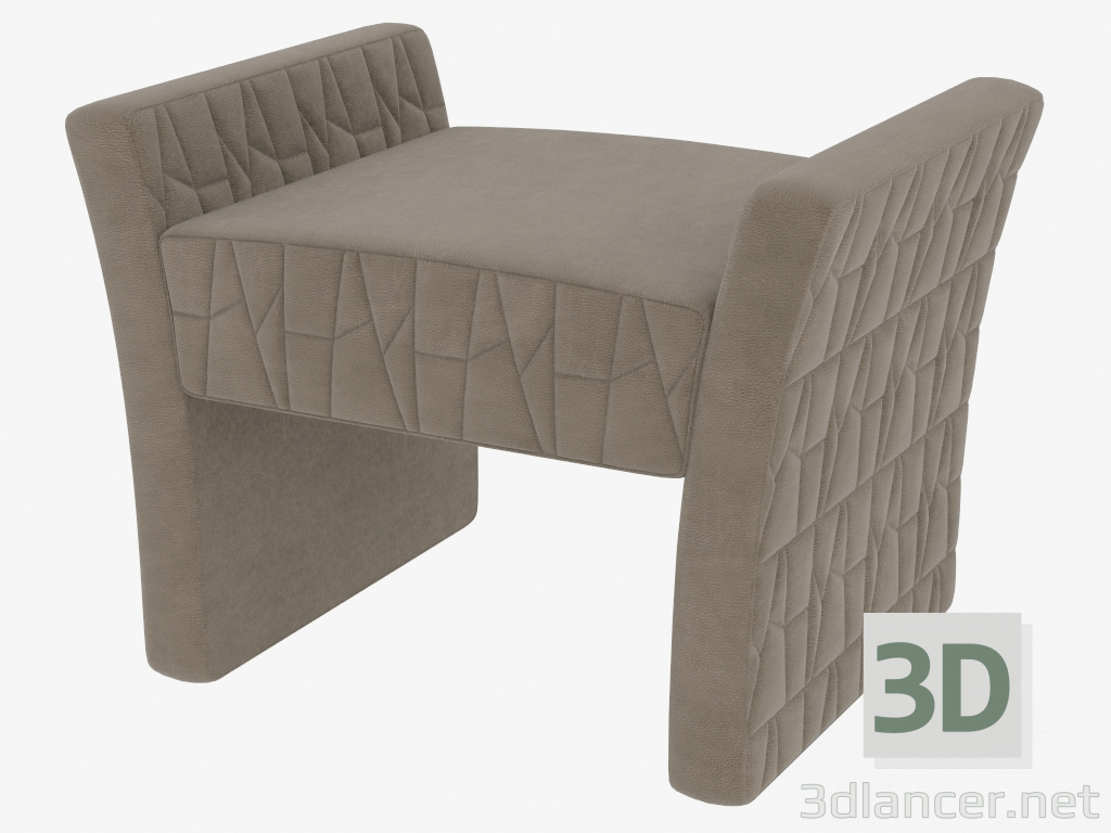 modello 3D ottomano PFMON - anteprima