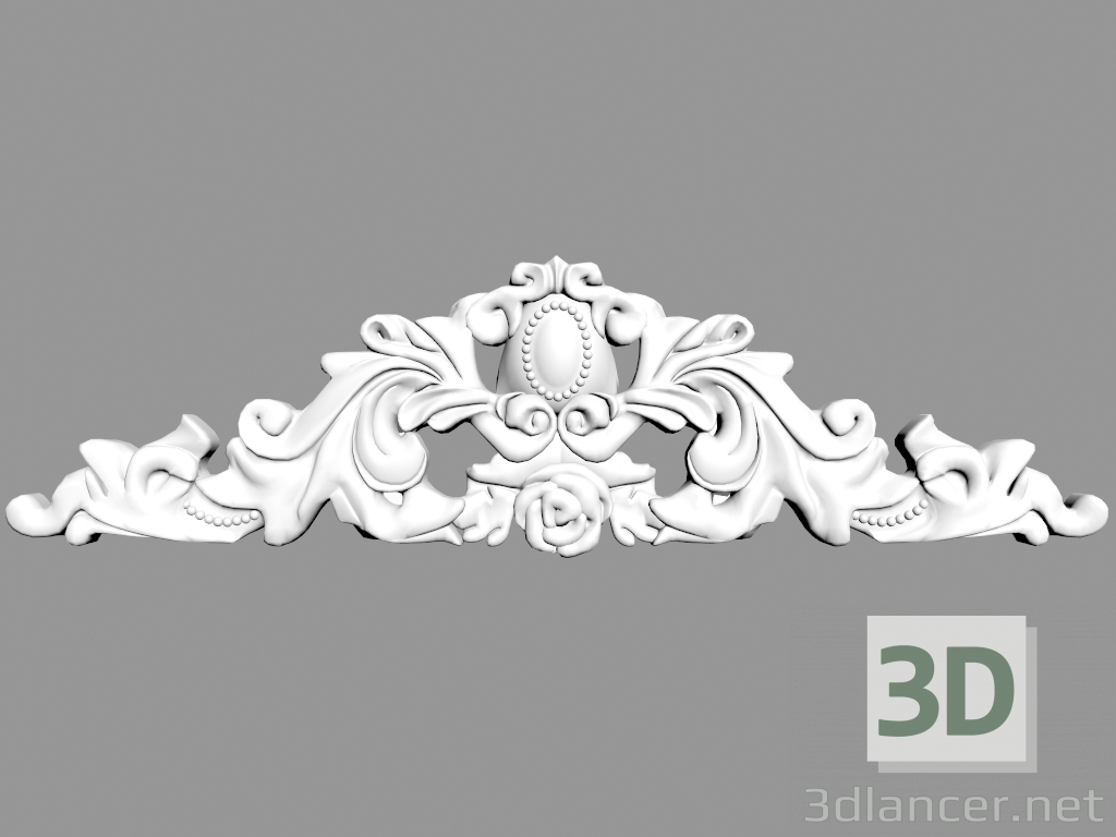 Modelo 3d Painel decorativo W8034 - preview