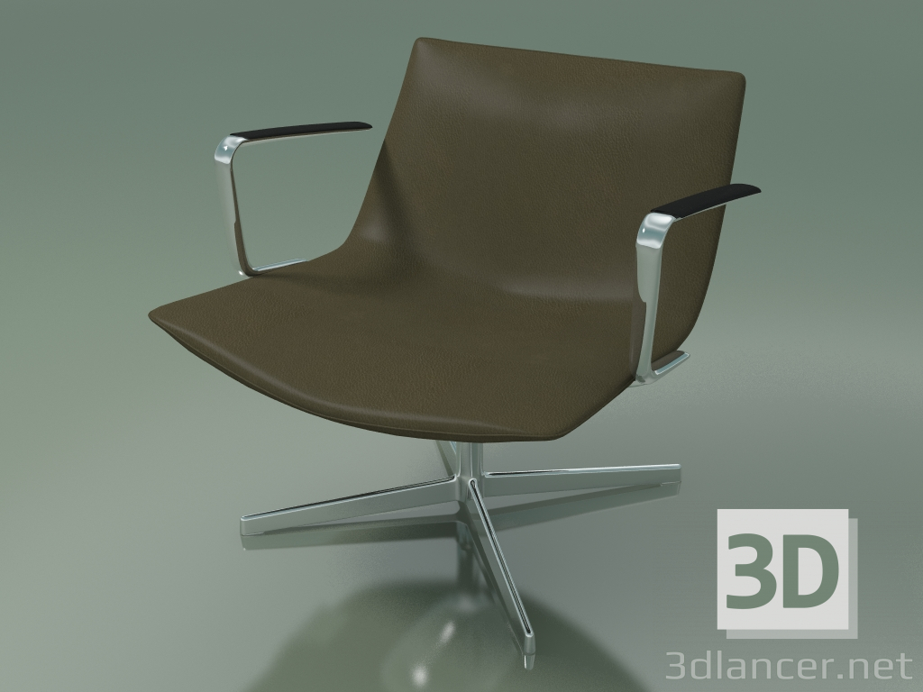 3d model Silla de descanso 2139CI (con reposabrazos, giratorio) - vista previa