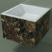 3d model Wall-mounted washbasin (02R122301, Emperador M06, L 48, P 48, H 36 cm) - preview