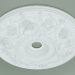 Modelo 3d Roseta com ornamento RW023 - preview