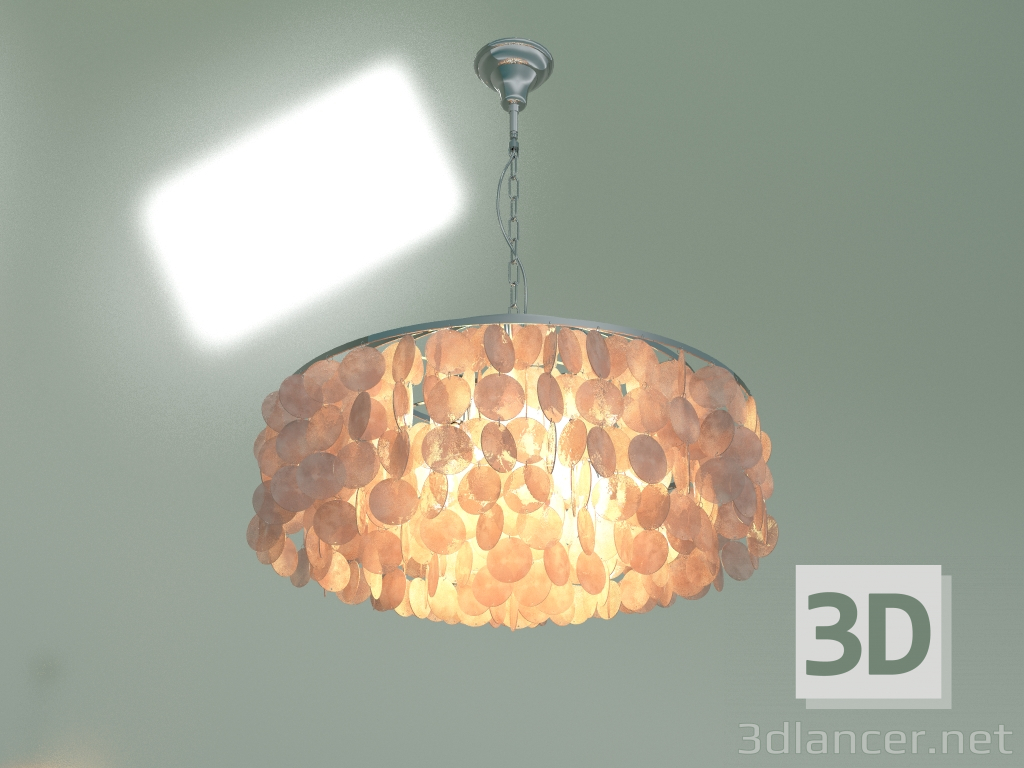 modèle 3D Lustre suspendu 3535-6 (chromé) - preview