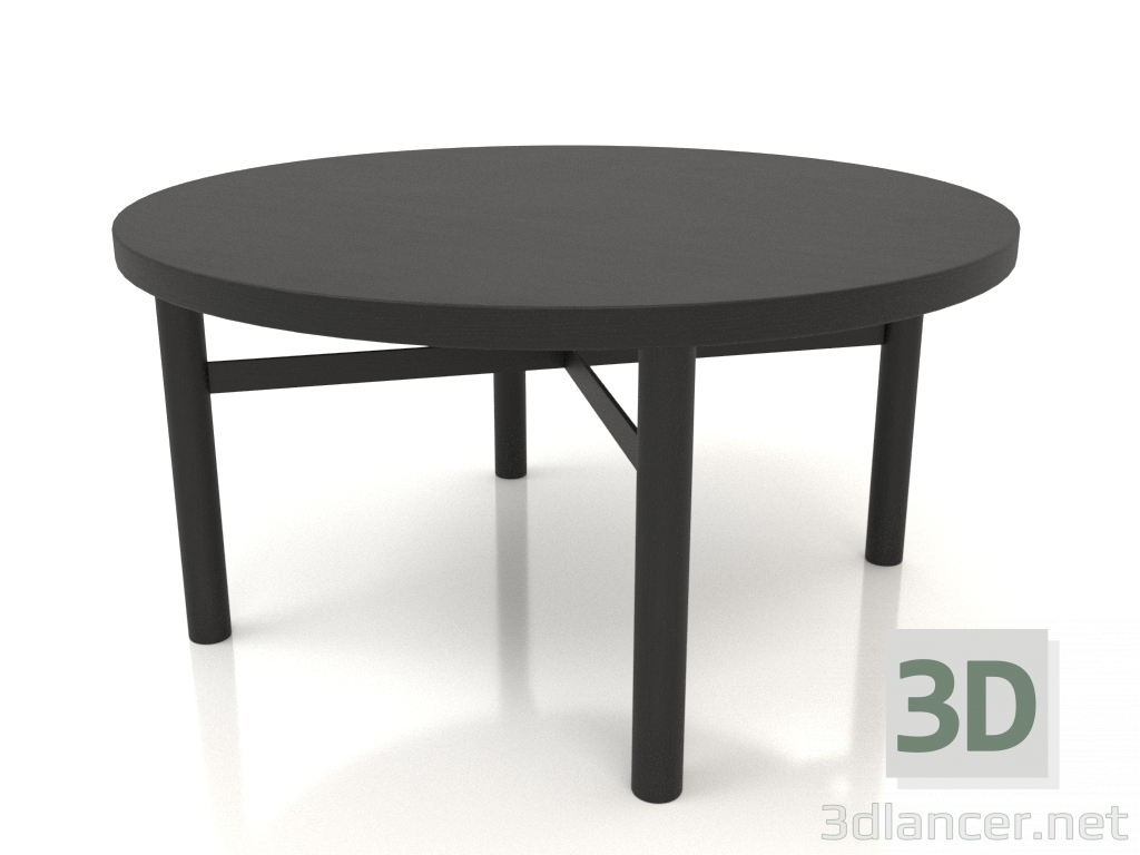 modèle 3D Table basse (extrémité droite) JT 031 (D=800x400, bois noir) - preview