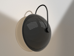 Wall lamp Melissa black, smoky d25 (08438-2.19)