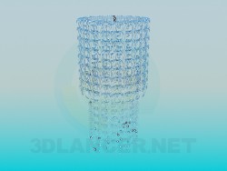 Kronleuchter mit Glas Ringe