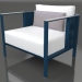 3d model Sillón (gris azul) - vista previa