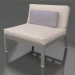 3d model Sofa module, section 3 (Quartz gray) - preview