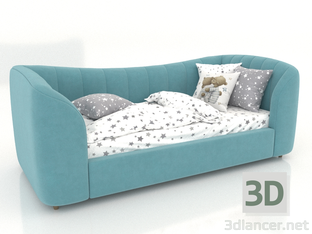 3D Modell Valentina Premium-Kinderbett - Vorschau
