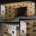 Escritorio HEIRLOOM SILVER CHEST Restoration Hardware 3D modelo Compro - render