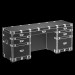 Escritorio HEIRLOOM SILVER CHEST Restoration Hardware 3D modelo Compro - render