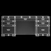 Escritorio HEIRLOOM SILVER CHEST Restoration Hardware 3D modelo Compro - render