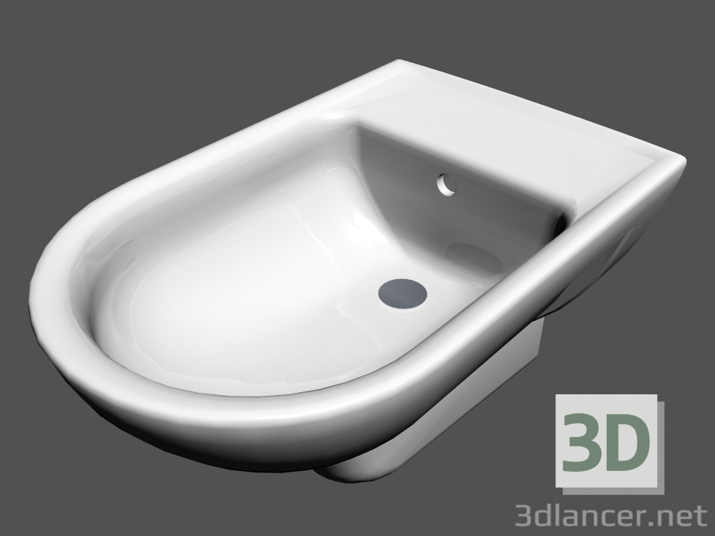 modello 3D Bidet da montaggio a parete L Pro B2 (830951) - anteprima