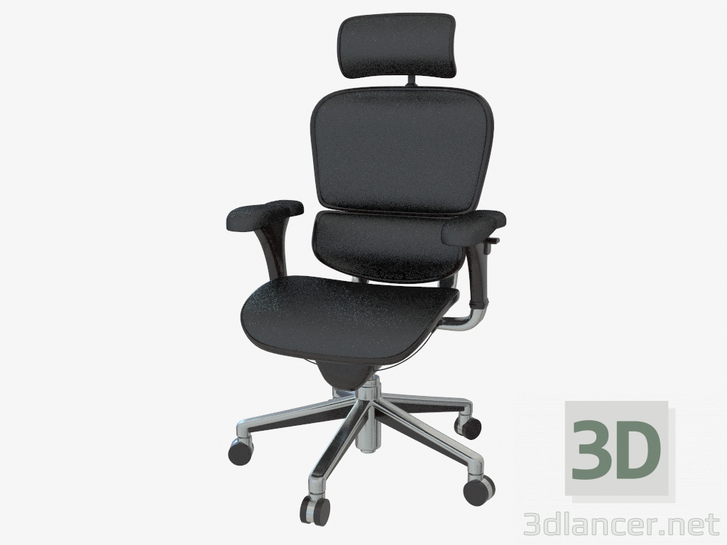 3d model Silla de oficina Ergohuman LE9ERG - vista previa