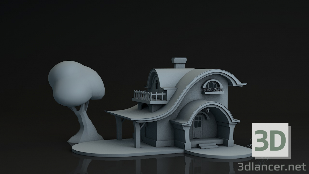 3d model House - preview